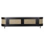 Mobile TV DKD Home Decor 180 x 45 x 46 cm Naturale Nero Legno