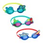 Bestway Occhialini da Nuoto Infantili con Cinturino in Silicone Set 3 Pezzi +3 Anni Spiaggia e Piscina 21074