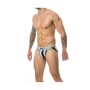 Tanga Mob Eroticwear Bianco Nero XXL