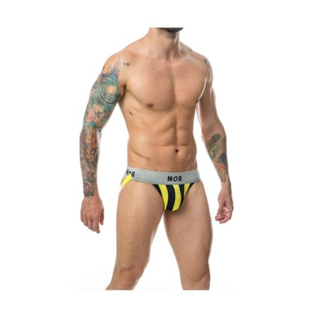 Tanga Mob Eroticwear Giallo Nero S