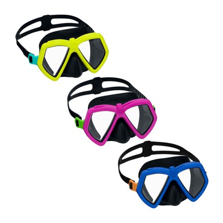 Bestway Maschera da Sub per Bambini Cinturino Anatomico Colore Assortito +3 Anni Spiaggia e Piscina 22011