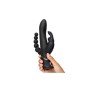 Vibratore Triple Curve Rabbit Happy Rabbit 01253 Nero