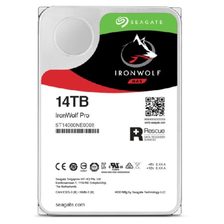 Hard Disk Seagate IronWolf Pro ST14000NT001 3,5" 14 TB