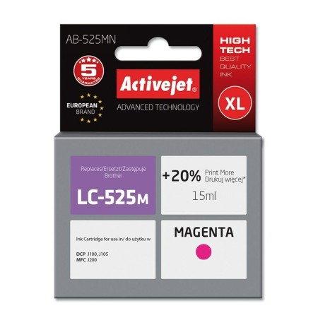 Cartuccia ad Inchiostro Originale Activejet AB-525MN Magenta