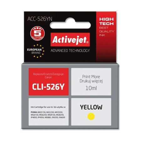 Cartuccia ad Inchiostro Originale Activejet ACC-526YN Giallo