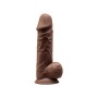 Dildo Realistico Silexd Marrone