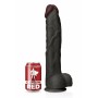 Dildo Realistico Captain Red Prodigy TPE Nero 34,5 cm