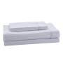 Set di Lenzuola Alexandra House Living Bianco Ala francese 3 Pezzi