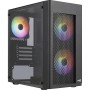 Case computer desktop ATX Aerocool HEXFORMBKV2 Nero