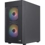 Case computer desktop ATX Aerocool HEXFORMBKV2 Nero