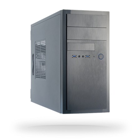 Case computer desktop ATX Chieftec HT-01B-350GPB Nero