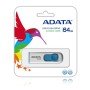 Memoria USB Adata 64GB C008 Azzurro Bianco 64 GB