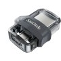 Memoria USB SanDisk SDDD3-128G-G46 Nero Argentato 128 GB