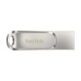 Memoria USB SanDisk Ultra Dual Drive Luxe Argentato Acciaio 256 GB