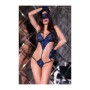 Body Chilirose Azzurro Nero S/M