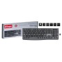 Tastiera Activejet K-3803SW Nero QWERTY