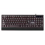 Tastiera Activejet K-3255 Nero Monocromatica QWERTY