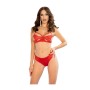 Set di Lingerie Chilirose Rosso XL 2 Pezzi