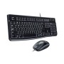 Tastiera e Mouse Ottico Logitech Desktop MK120 1000 dpi USB