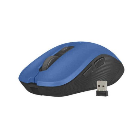 Mouse senza Fili Natec ROBIN 1600 DPI Azzurro Non applicabile Nero/Blu