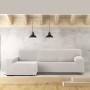 Rivestimento per chaise longue braccio lungo sinistro Eysa JAZ Bianco 180 x 120 x 360 cm