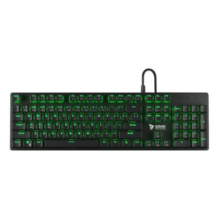 Tastiera Savio RX FULL Nero Verde QWERTY