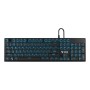 Tastiera Savio RX FULL Azzurro Nero QWERTY