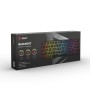 Tastiera Savio BLACKOUT Nero Multicolore Inglese QWERTY