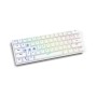 Tastiera Savio Whiteout Bianco Multicolore Inglese QWERTY