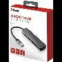 Hub USB 4 Porte Trust Grigio