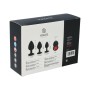 Plug Anale Virgite Nero Silicone Set 3 Pezzi