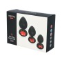 Plug Anale Virgite Nero Silicone Set 3 Pezzi