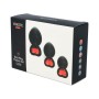 Plug Anale Virgite Nero Silicone Set 3 Pezzi