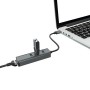 Hub USB Vakoss TC-4502X Grigio