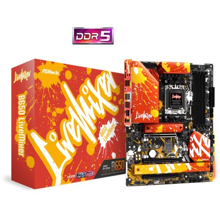 Scheda Madre ASRock B650 LiveMixer AMD AMD B650 AMD AM5