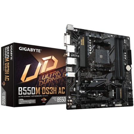 Scheda Madre Gigabyte B550M DS3H AC AMD B550 AMD AMD AM4