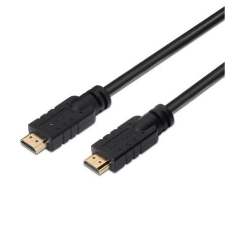 Cavo HDMI Aisens CABLE HDMI ALTA VELOCIDAD / HEC CON REPETIDOR, A/M-A/M, NEGRO, 15M Nero 15 m