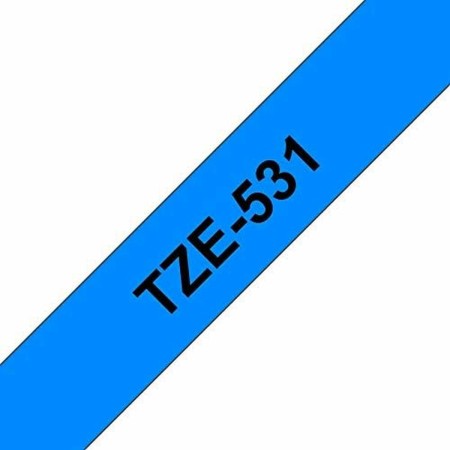 Nastro Laminato per Etichettatrici Brother Tape TZE531 Azzurro 12 mm