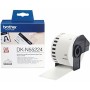 Nastro a lunghezza continua di carta termica Brother DK-N55224 54 x 30,48 mm Bianco Nero/Bianco