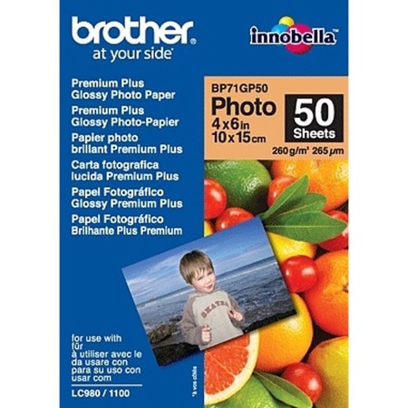 Carta Fotografica Lucida Brother BP71GP50 50 Fogli 10 x 15 cm