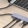 Hub USB Conceptronic HUBBIES13G Grigio (1 Unità)