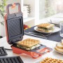 Macchina per Waffle e Panini 2 in 1 con Ricette Wafflicher InnovaGoods