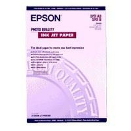 Carta per Stampare Epson Photo Quality Ink Jet Paper, DIN A3+, 102 g A3 (1 Unità)