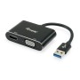 Adattatore USB con VGA Equip 133386 Nero