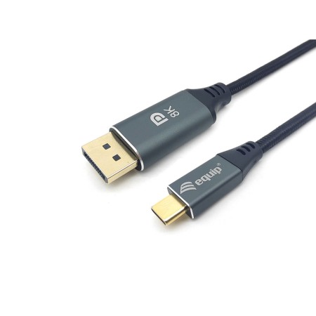 Cavo USB A con USB-C Equip 8K/60Hz Grigio 1 m