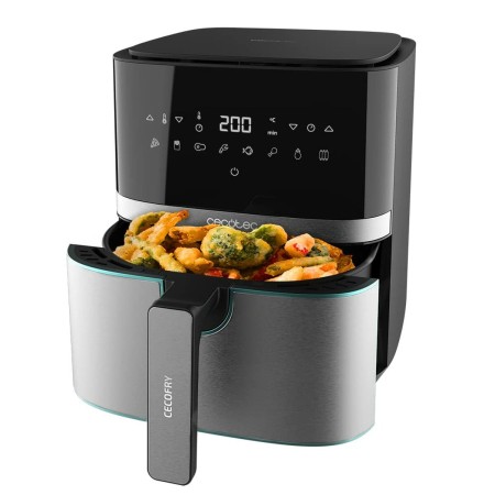 Friggitrice senza Olio Cecotec Cecofry Full InoxBlack 5500 Pro 5,5 L Multicolore 1700 W