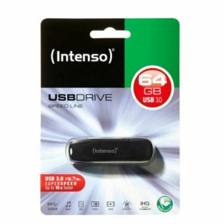 Memoria USB INTENSO 3533490 USB 3.0 64 GB Nero 64 GB