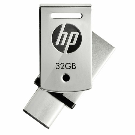 Memoria USB HP HPFD5000M-32 Argentato Acciaio 32 GB (1 Unità) 32GB