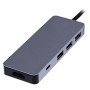 Hub USB TNB iClick Grigio