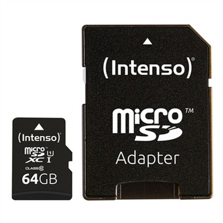 Scheda Di Memoria Micro SD con Adattatore INTENSO 34234 UHS-I XC Premium Nero